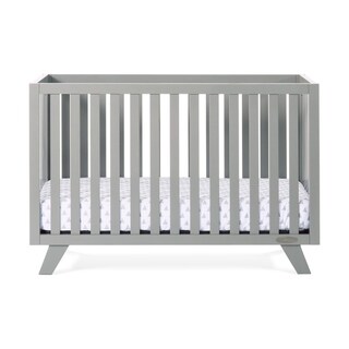 Forever Eclectic SOHO 4-in-1 Convertible Crib, Cool Gray