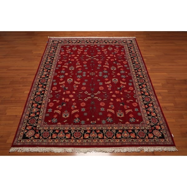 Sarouk Romanian Hand Knotted Persian Oriental Area Rug 8 10 Hand Knotted Persian Oriental Area Rug