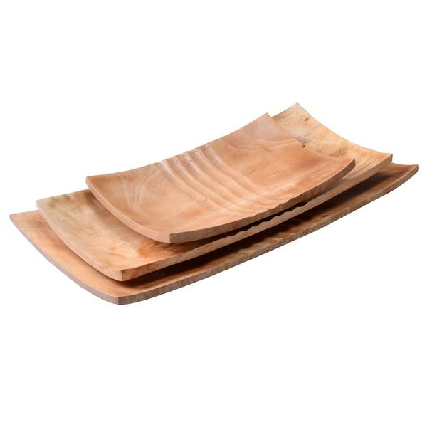 Shop Villacera Handmade 11x7 Inch Mango Wood Decorative Serving