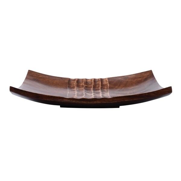 Villacera Handmade 10-inch Mango Wood Square Decorative Serving Tray
