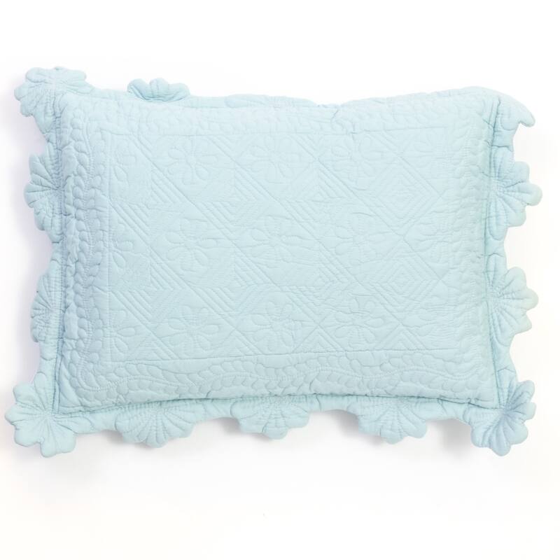 Charles Light Blue Sham & Boudoir
