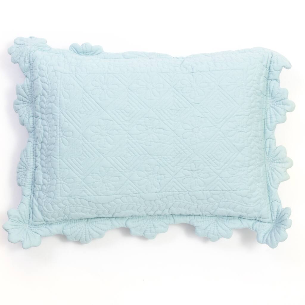 Charles Light Blue Sham & Boudoir