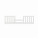 preview thumbnail 1 of 0, SOHO Toddler Guard Rail, White/Natural