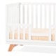 preview thumbnail 2 of 0, SOHO Toddler Guard Rail, White/Natural