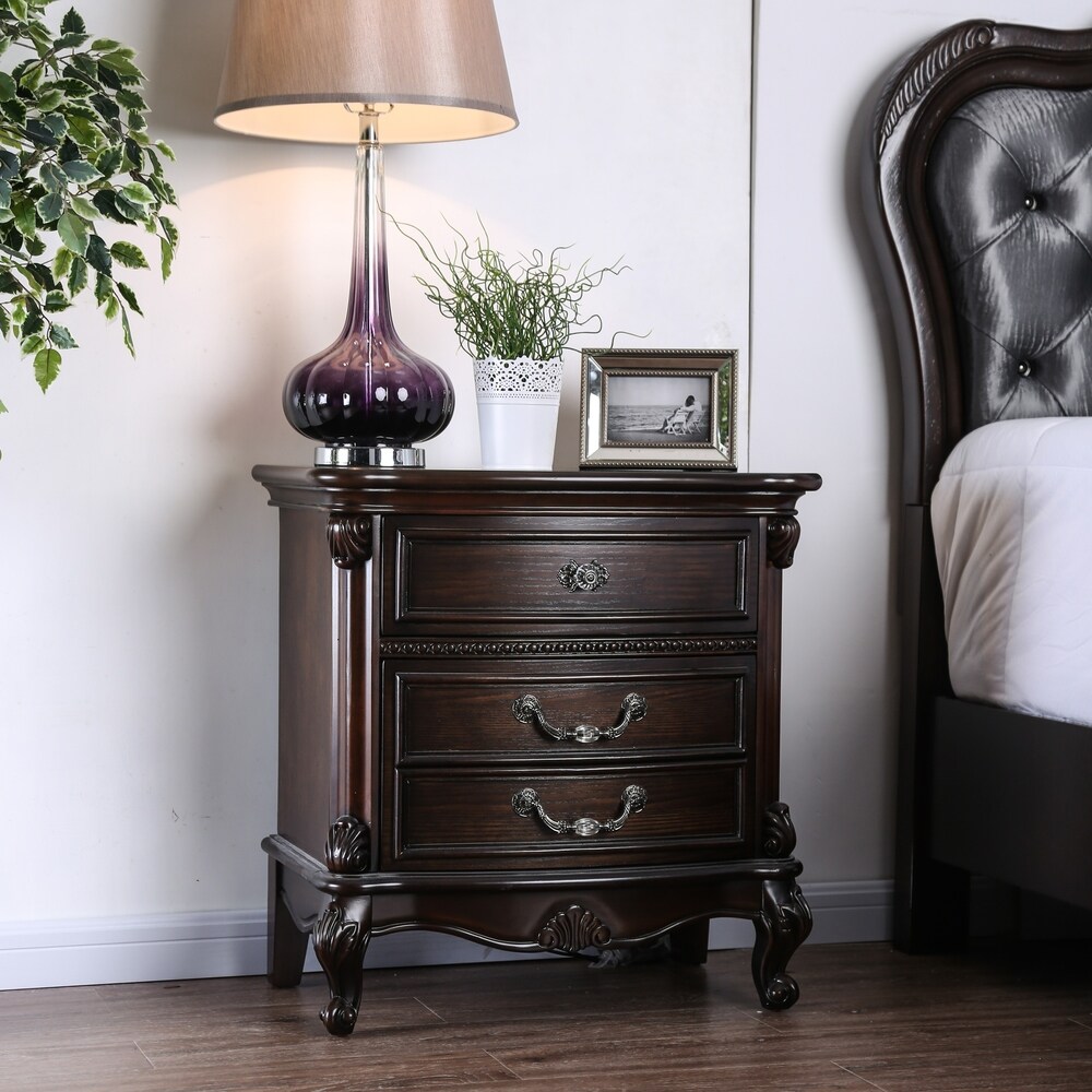 Buy Espresso Finish Traditional Nightstands Bedside Tables Online At Overstock Our Best Bedroom Furniture Deals