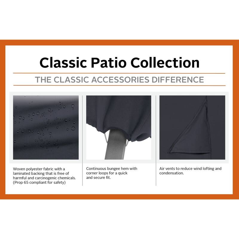 Classic Accessories Water-Resistant 63 Inch Flat Top Griddle Cover