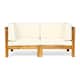 Option teak + beige cushion