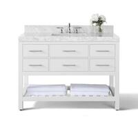 Ancerre Designs Elizabeth Vanity Set with Carrara White Marble Top