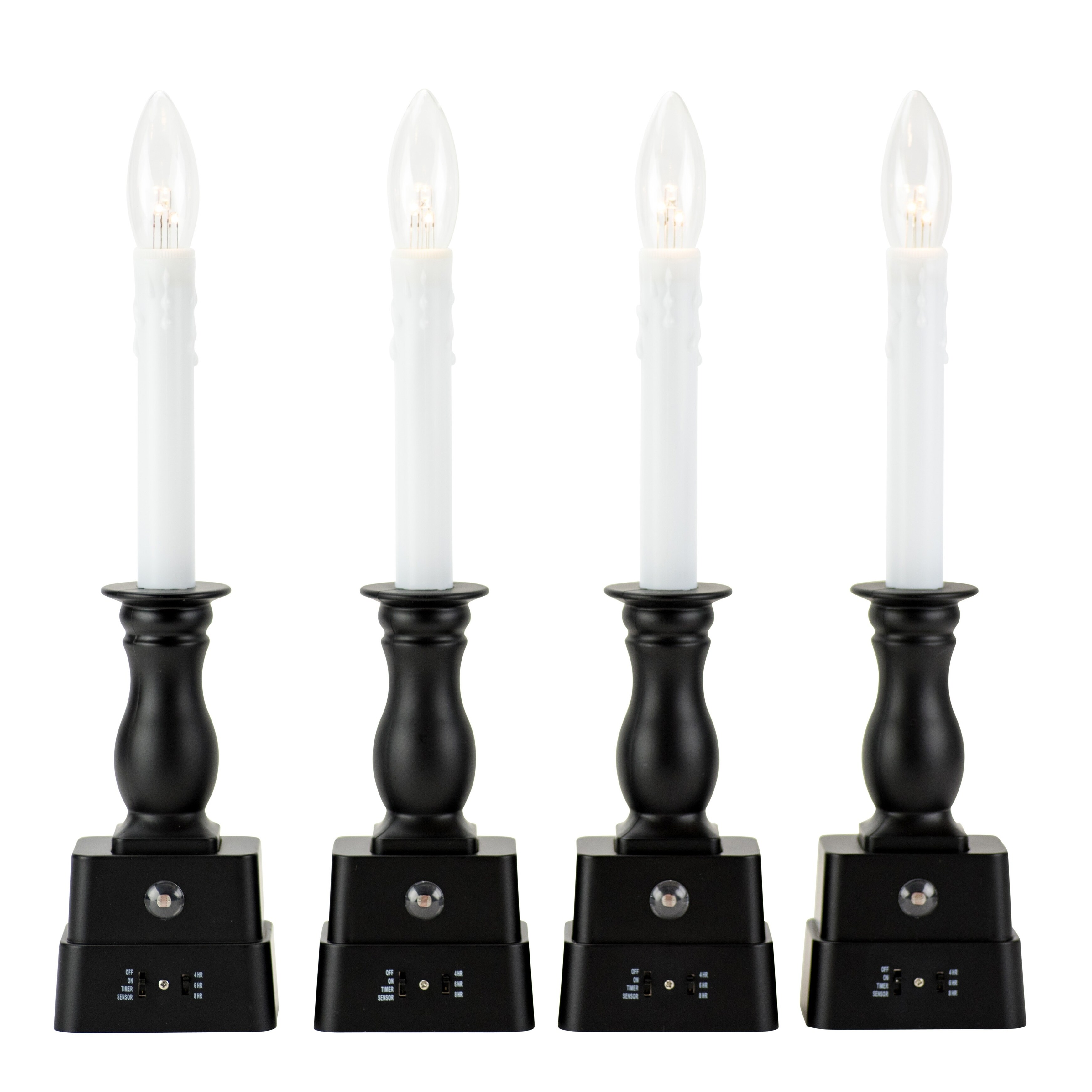 Telescoping Battery Flameless Led Window Candles With Timer Telescoping Battery Flameless Led