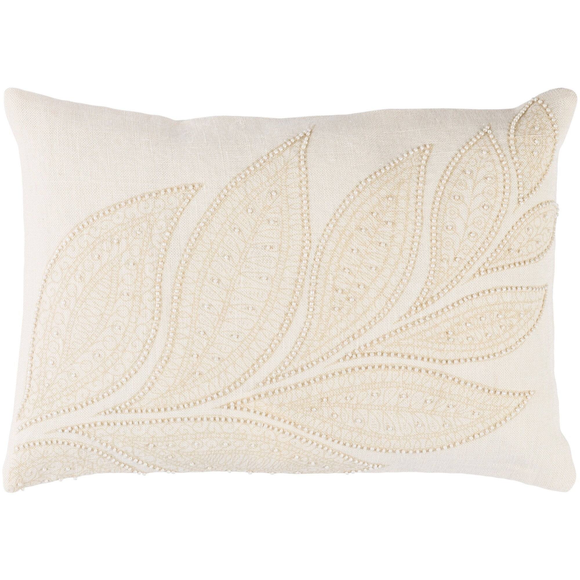 Shop Decorative Leigh Cream 13 X 19 Throw Pillow Cover Free Shipping On Orders Over 45 Overstock 23143127
