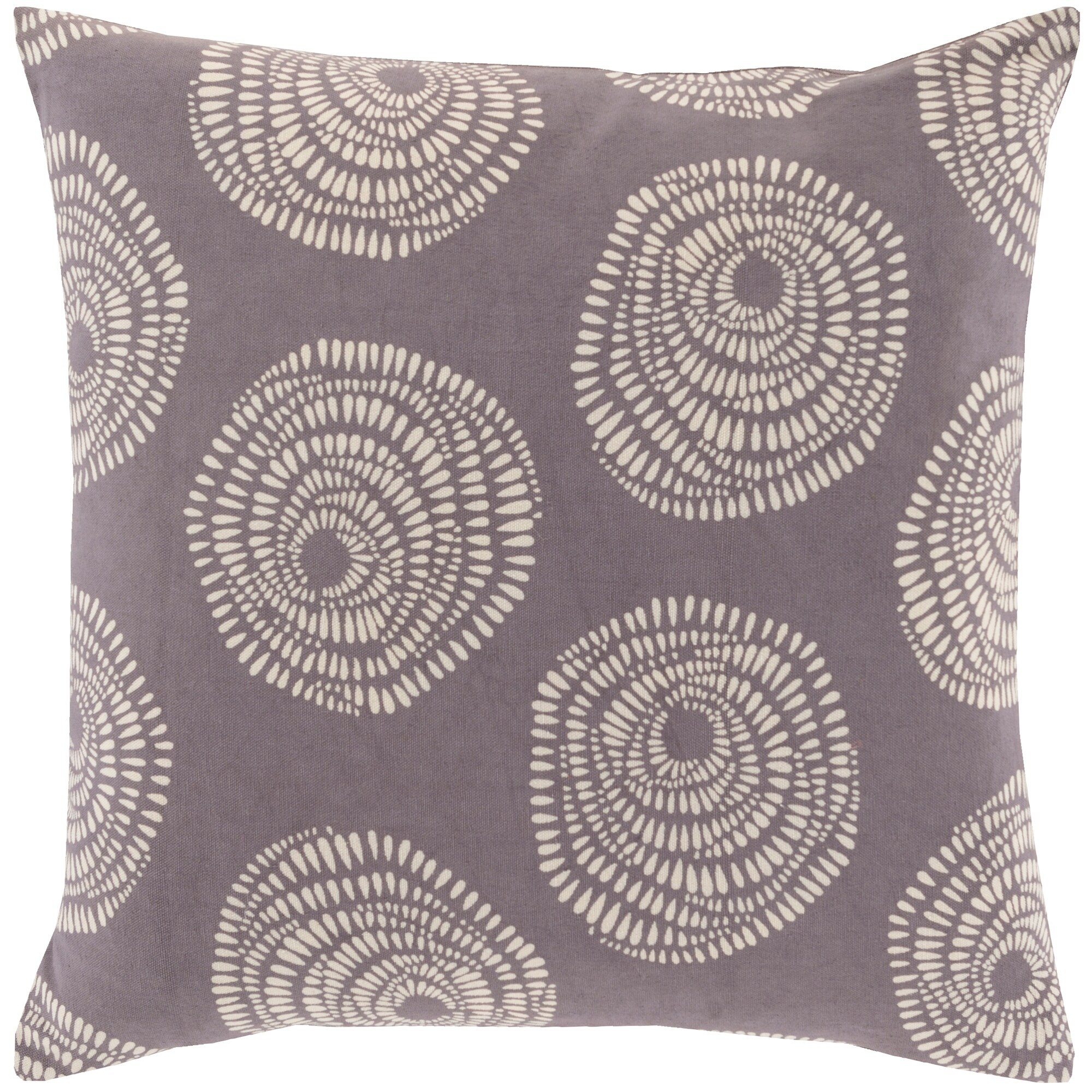 Shop Decorative Cailyn Charcoal Circles And Dots 18 Inch Throw
