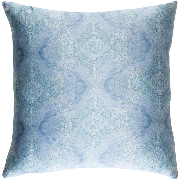 Decorative Puteaux Denim 22-inch Throw Pillow Cover
