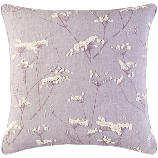 Decorative Pipa Purple 18-inch Throw Pillow Cover
