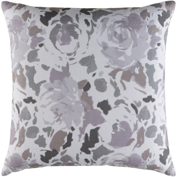 Decorative Sain Lilac 20-inch Throw Pillow Cover