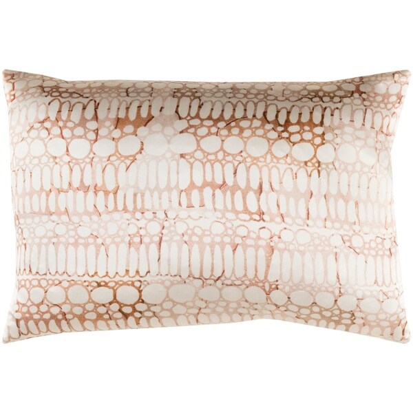 Decorative Suresnes Orange 13" x 19" Throw Pillow Cover