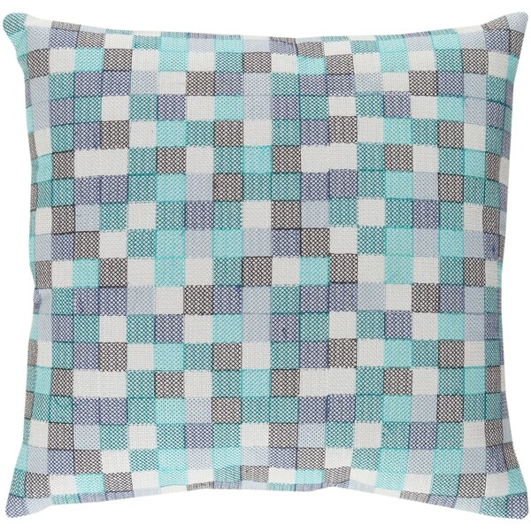 Decorative Snoopy Teal Blue 22-inch Throw Pillow Cover