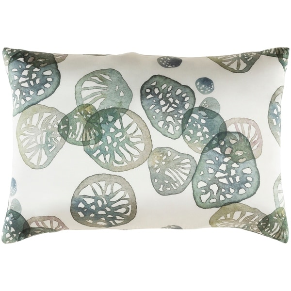 Decorative Stotfold Green Throw Pillow Cover (13 x 19)