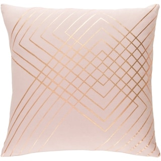Decorative Rosa Blush 13 X 19 Throw Pillow Cover On