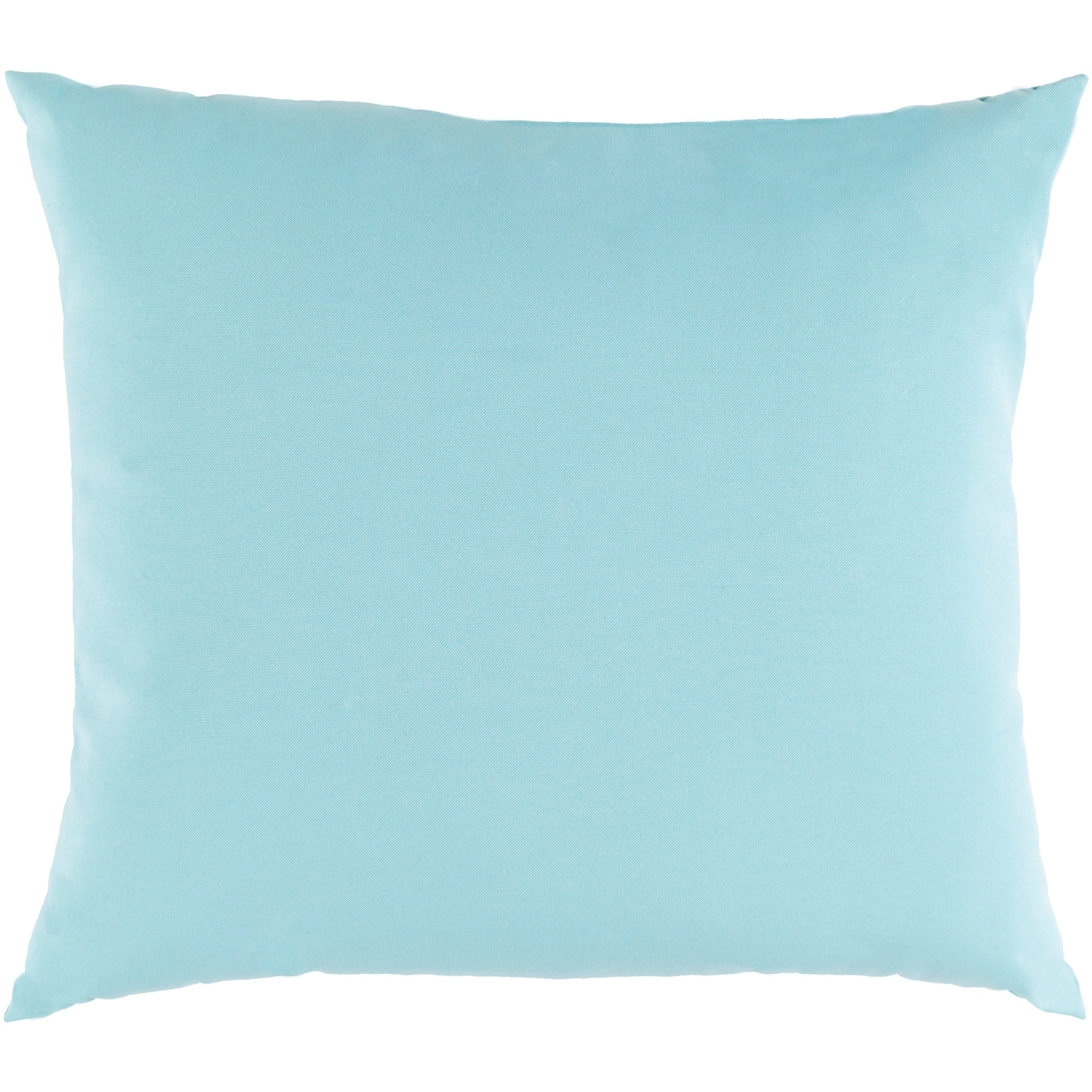 Miguel Light Blue Solid Indoor Outdoor Throw Pillow 20 X Solid Indoor Outdoor Throw Pillow