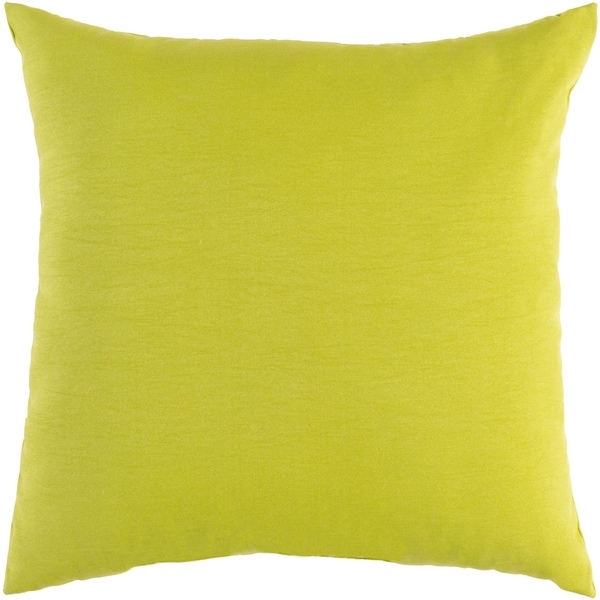 Miguel Lime Solid Indoor/ Outdoor Throw Pillow (20" x 20")