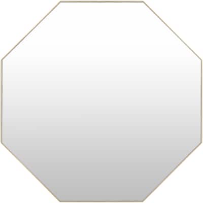 Artistic Weavers Charlee Hand Gilded Modern Octagonal Wall Mirror - 40.1" x 40.1"