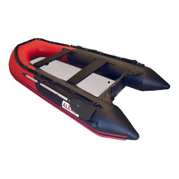 ALEKO Inflatable Fishing Red/Black Boat 10.5 Ft with Air Deck Floor. Opens flyout.