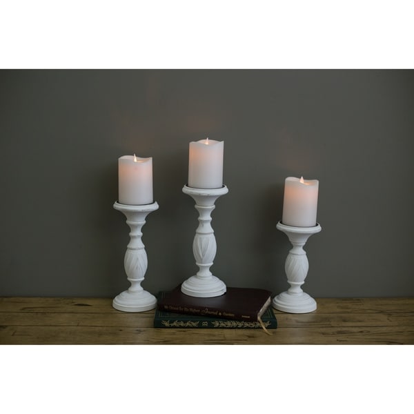 white candlesticks