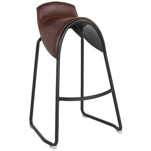 Shop Saddle Chair Barstool Western Saddle Seat Stool With