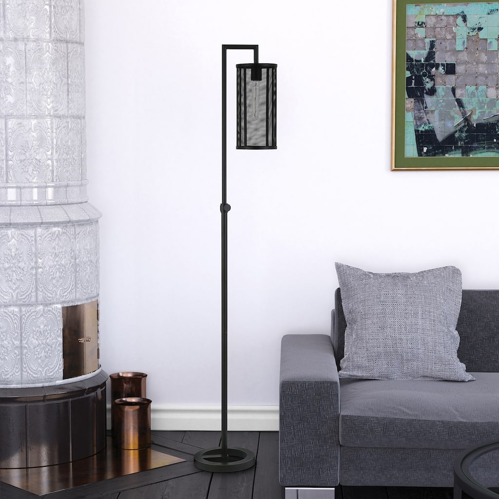 Parthen Floor Lamp in Blackened Bronze