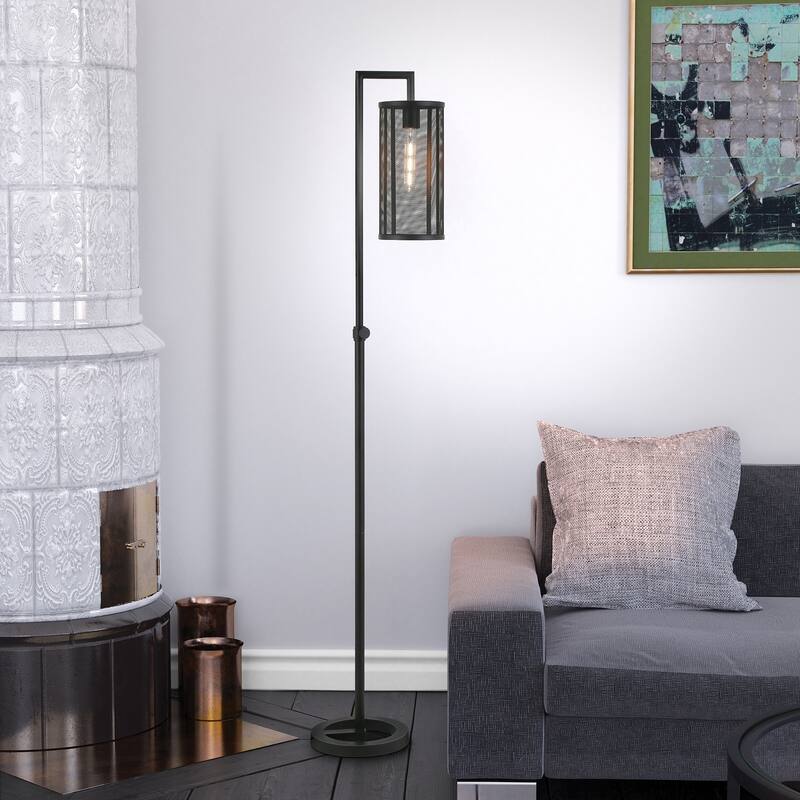 Parthen Floor Lamp in Blackened Bronze