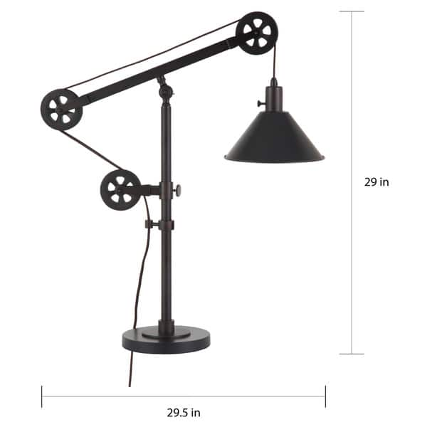 Shop Carbon Loft Tirith Industrial Farmhouse Table Lamp With