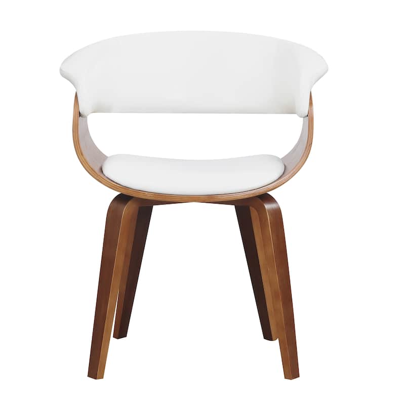 Carson Carrington Qaanaaq Wood and Faux Leather Dining Chair