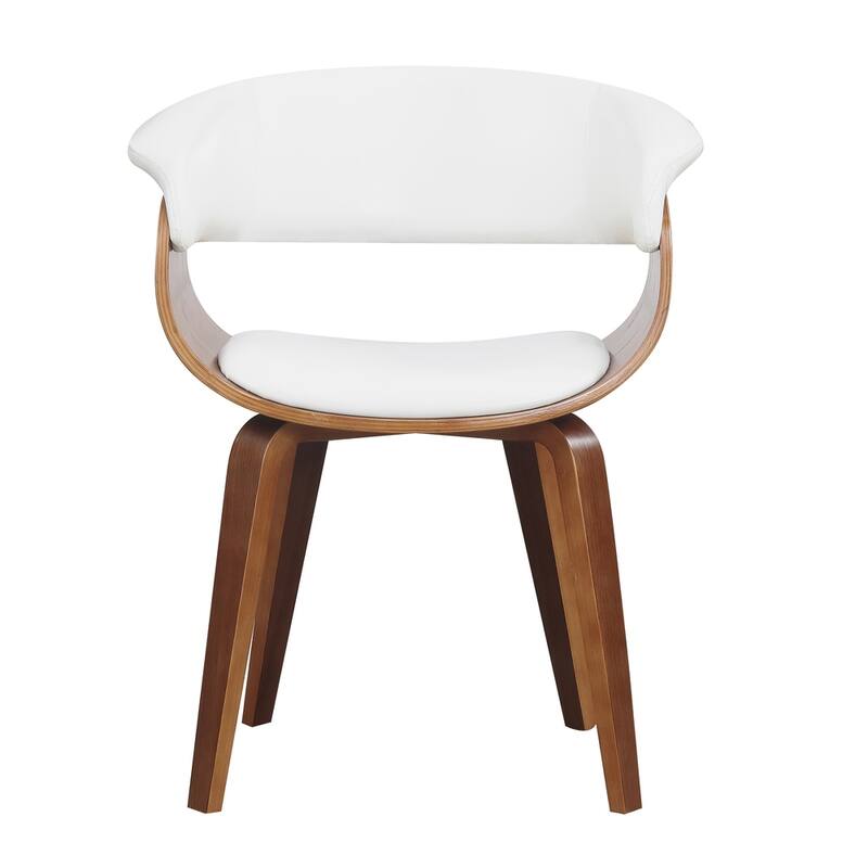 Carson Carrington Qaanaaq Wood and Faux Leather Dining Chair