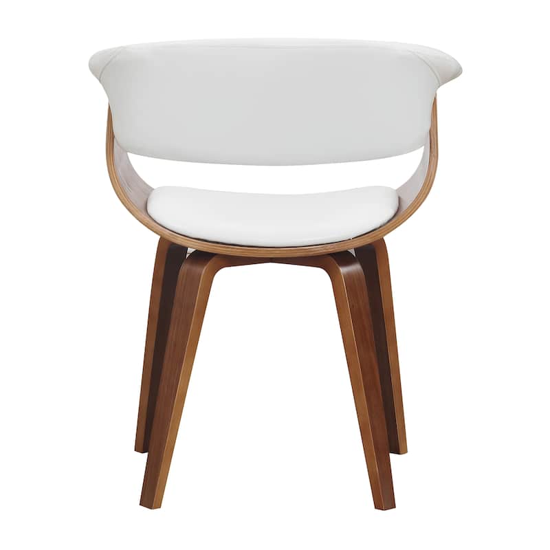 Carson Carrington Qaanaaq Wood and Faux Leather Dining Chair