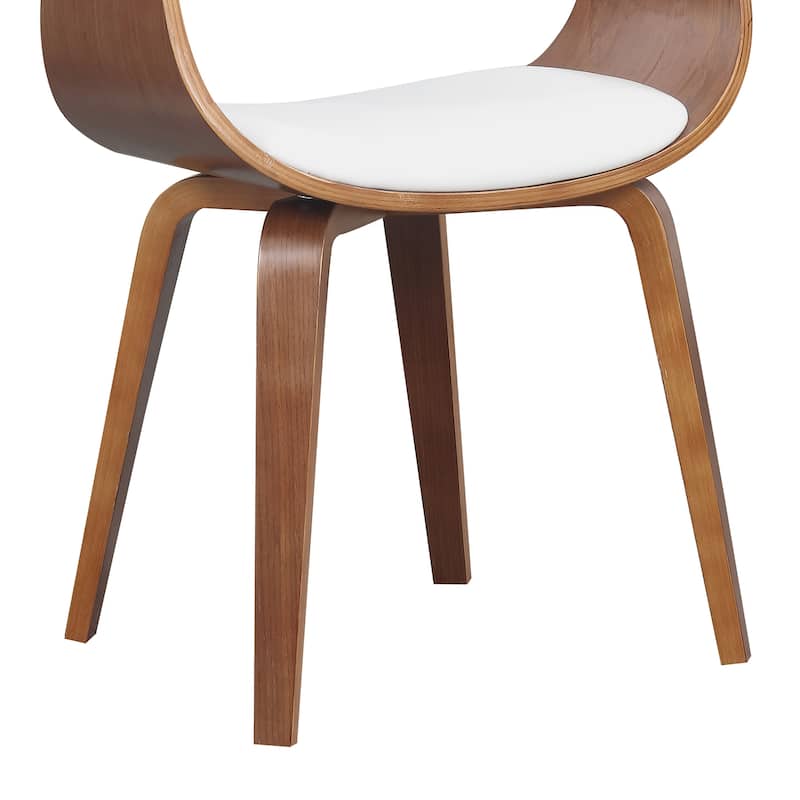 Carson Carrington Qaanaaq Wood and Faux Leather Dining Chair