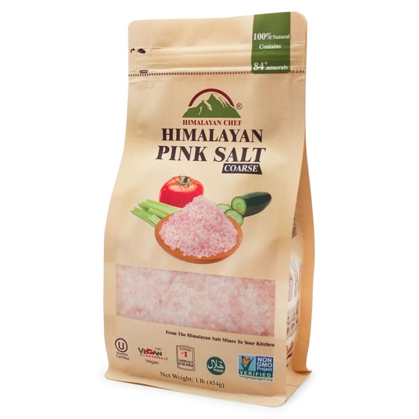 Himalayan Chef Coarse Pink Salt -Zip Lock Bag, 16 Oz. Opens flyout.