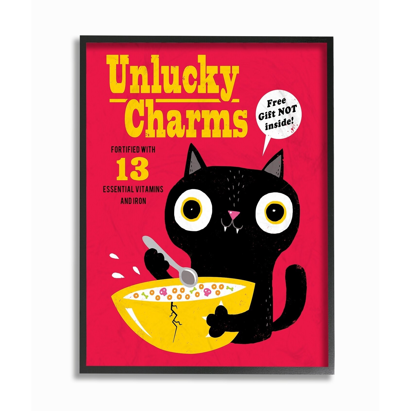 Shop The Stupell Home Decor Collection Unlucky Charms Black Cat