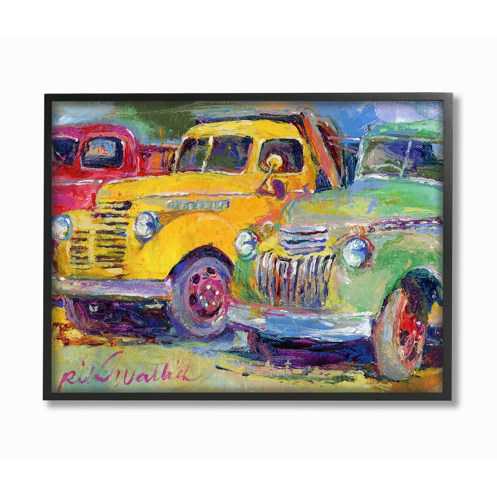 Shop The Stupell Home Decor Collection Red Yellow And Green Pickup