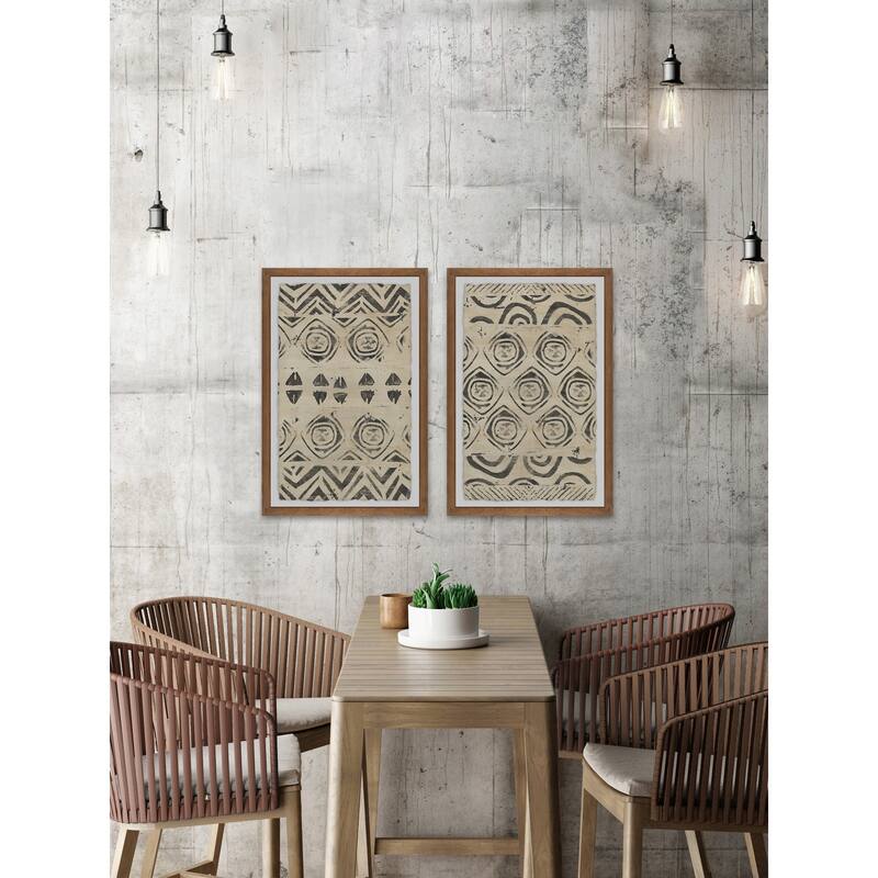 Marmont Hill - Handmade Pattern Bazaar XII Diptych - Multi-Color