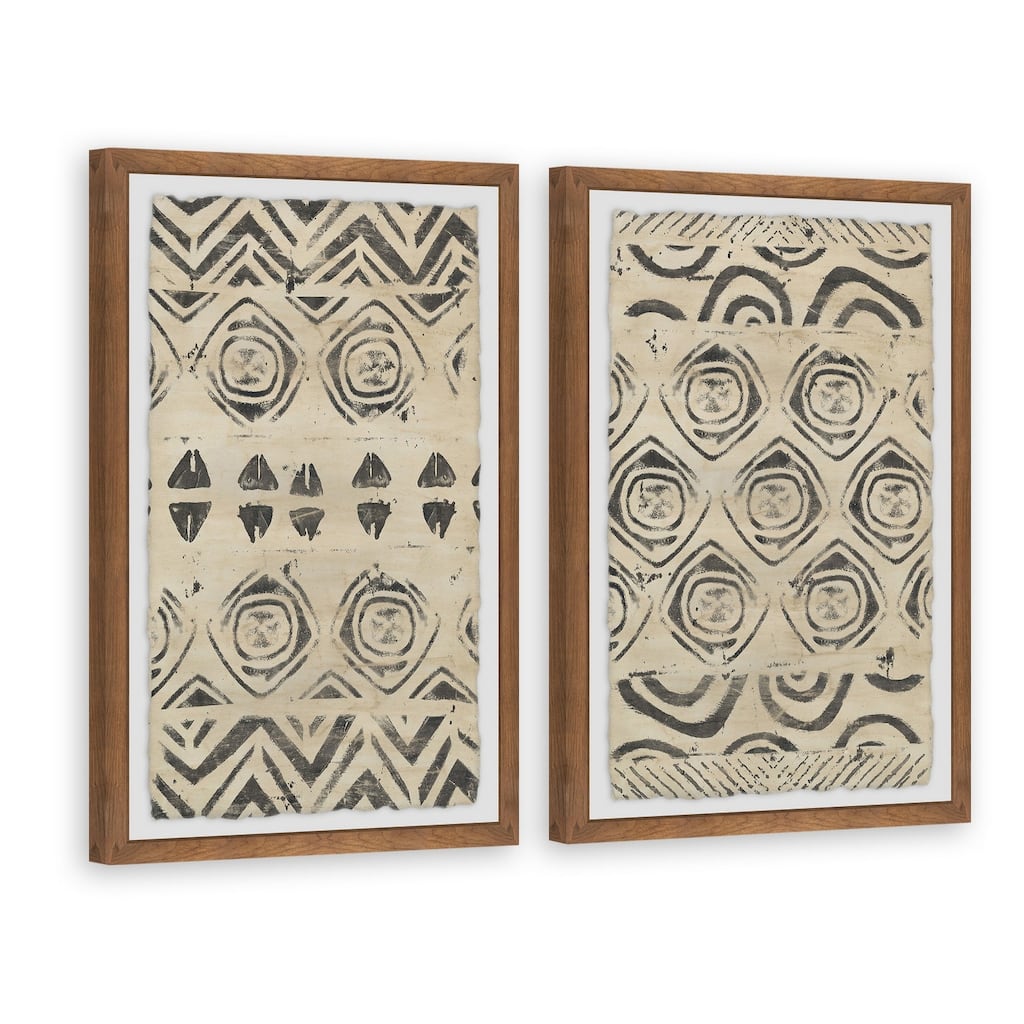 Marmont Hill - Handmade Pattern Bazaar XII Diptych - Multi-Color