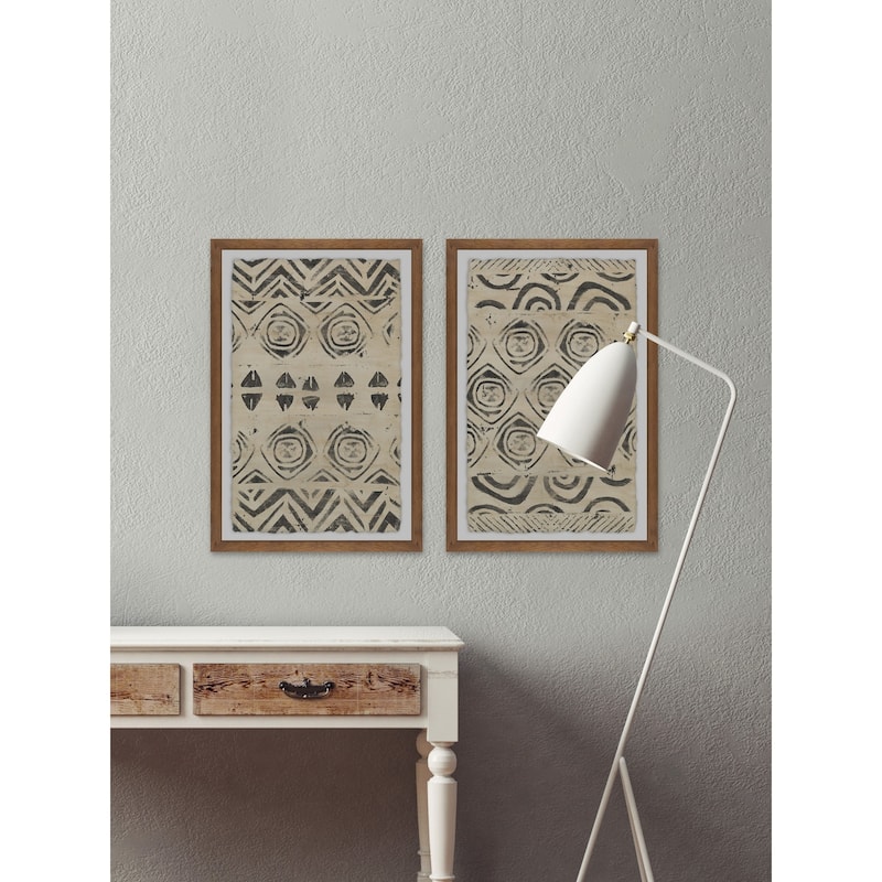 Marmont Hill - Handmade Pattern Bazaar XII Diptych - Multi-Color