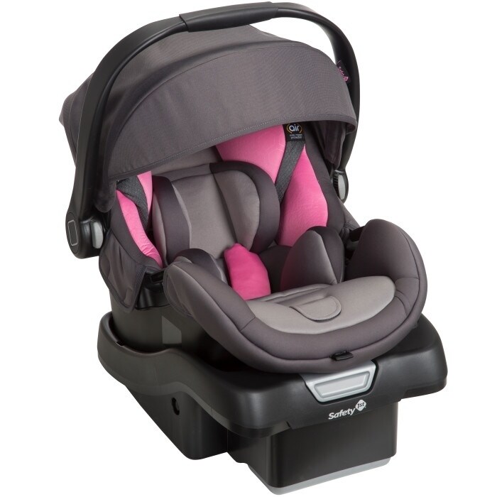 pink baby car seat