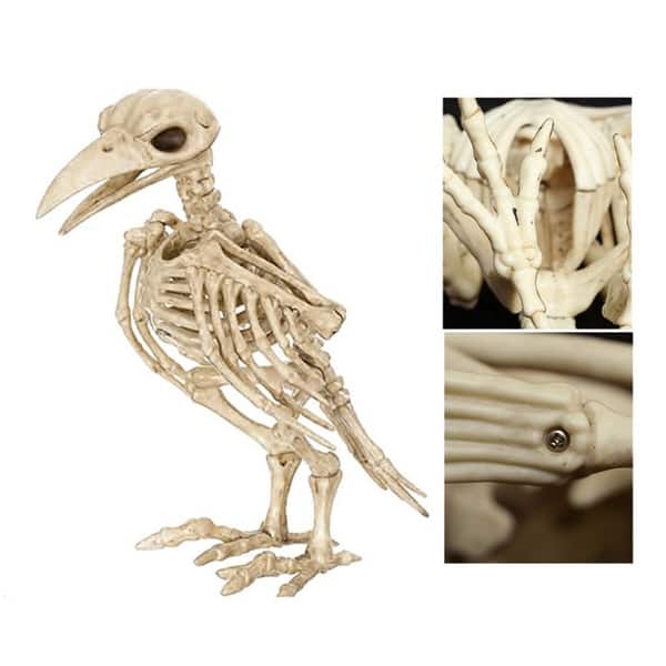 Skeleton Raven Plastic Animal Skeleton Bones for Horror Halloween Decoration - Overstock - 23150484 Skeleton Raven Plastic Animal Skeleton Bones for Horror Halloween Decoration - Overstock - 23150484