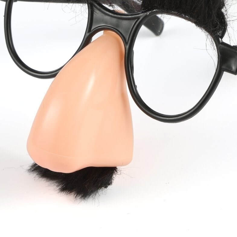 Glasses Mustache Fake Nose Clown Fancy Dress up Costume Props Fun Party  Favor - Bed Bath & Beyond - 23150491