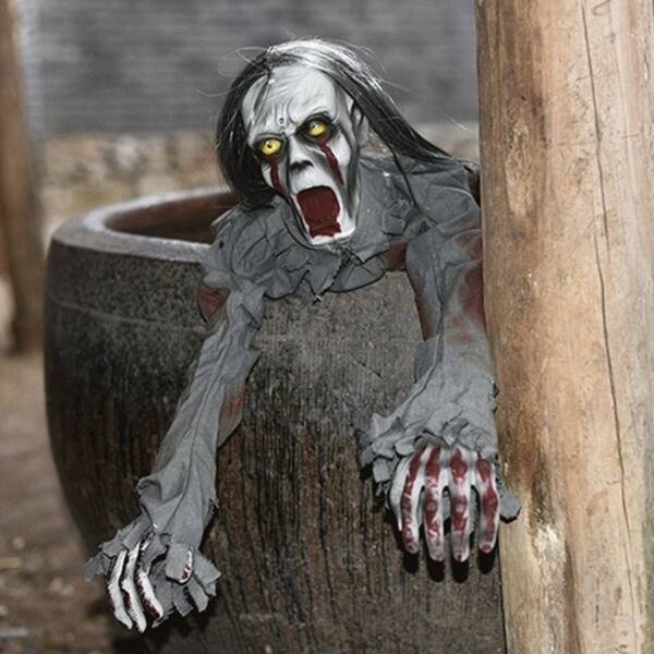 Shop Halloween Haunted House Decor Props Horror Shouting Long Hair