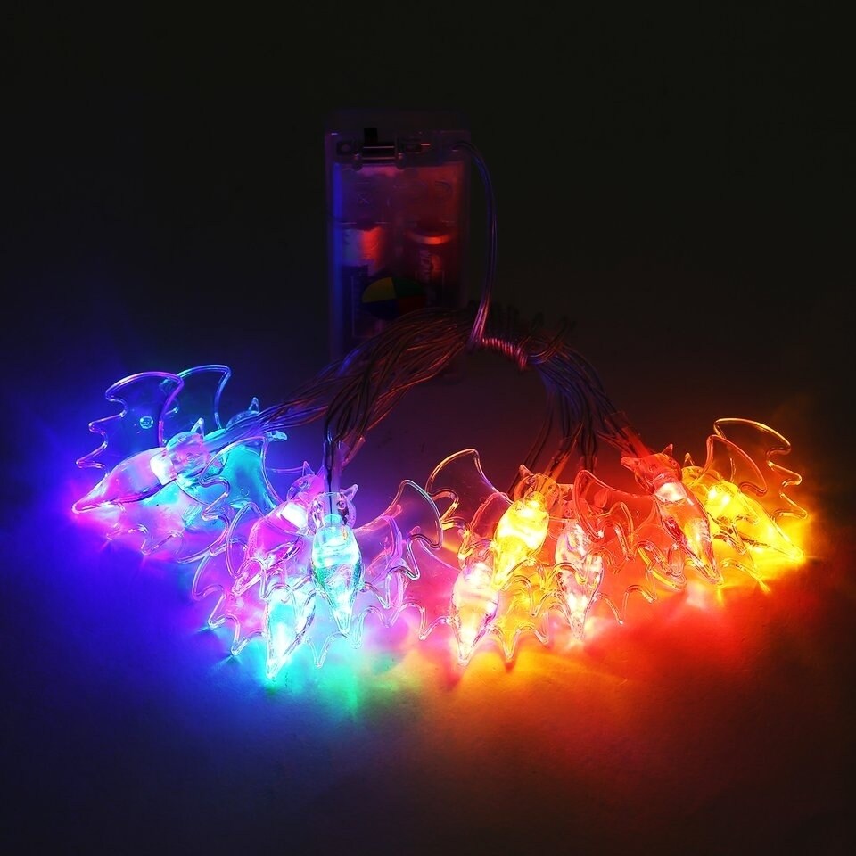 Shop Battery Operated 10 Leds Bat Fairy String Light Halloween