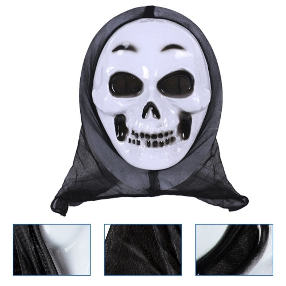 Halloween Fancy Dress Adult Costume Accessory Adult Halloween Horror Face Mask Overstock