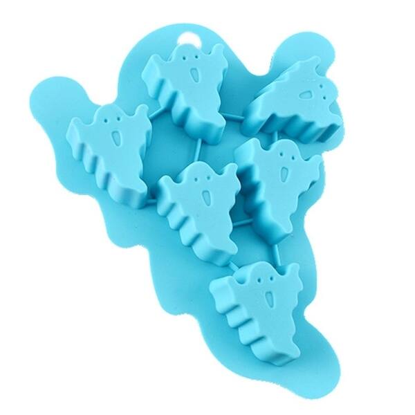 Halloween Ghost Bat Skeleton Witch Silicone Mold Candy Cake Mould Soap X6M4 Halloween Ghost Bat Skeleton Witch Silicone Mold Candy Cake Mould Soap X6M4