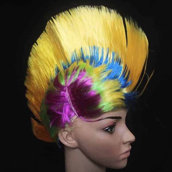 Shop Cockscomb Hair Wig Halloween Masquerade Ball Party Fashion