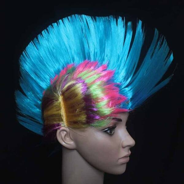 Shop Cockscomb Hair Wig Halloween Masquerade Ball Party Fashion